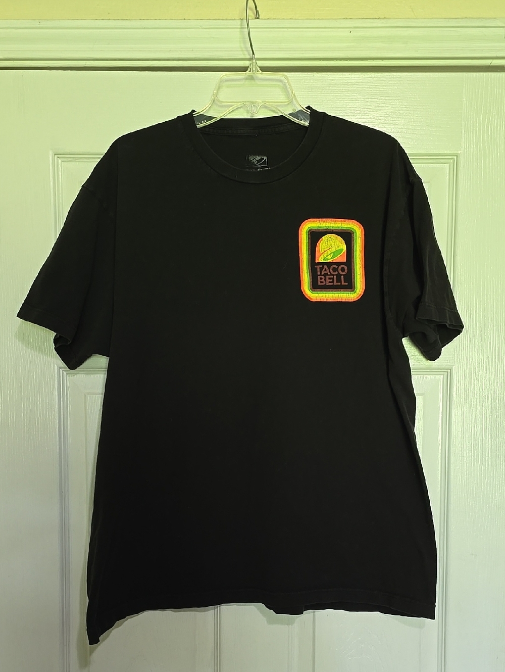Taco Bell Employee Black Short-Sleeve Vintage Logo T-Shirt - Mens XL